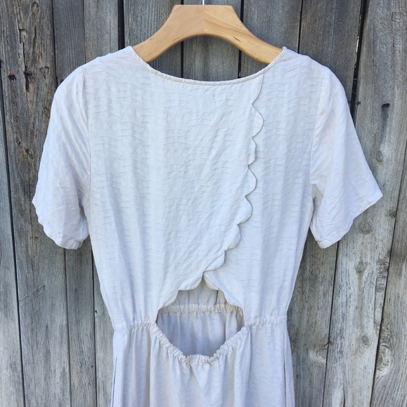 Madewell Scenic View Mini Dress Silk Cream S - Picture 9 of 12